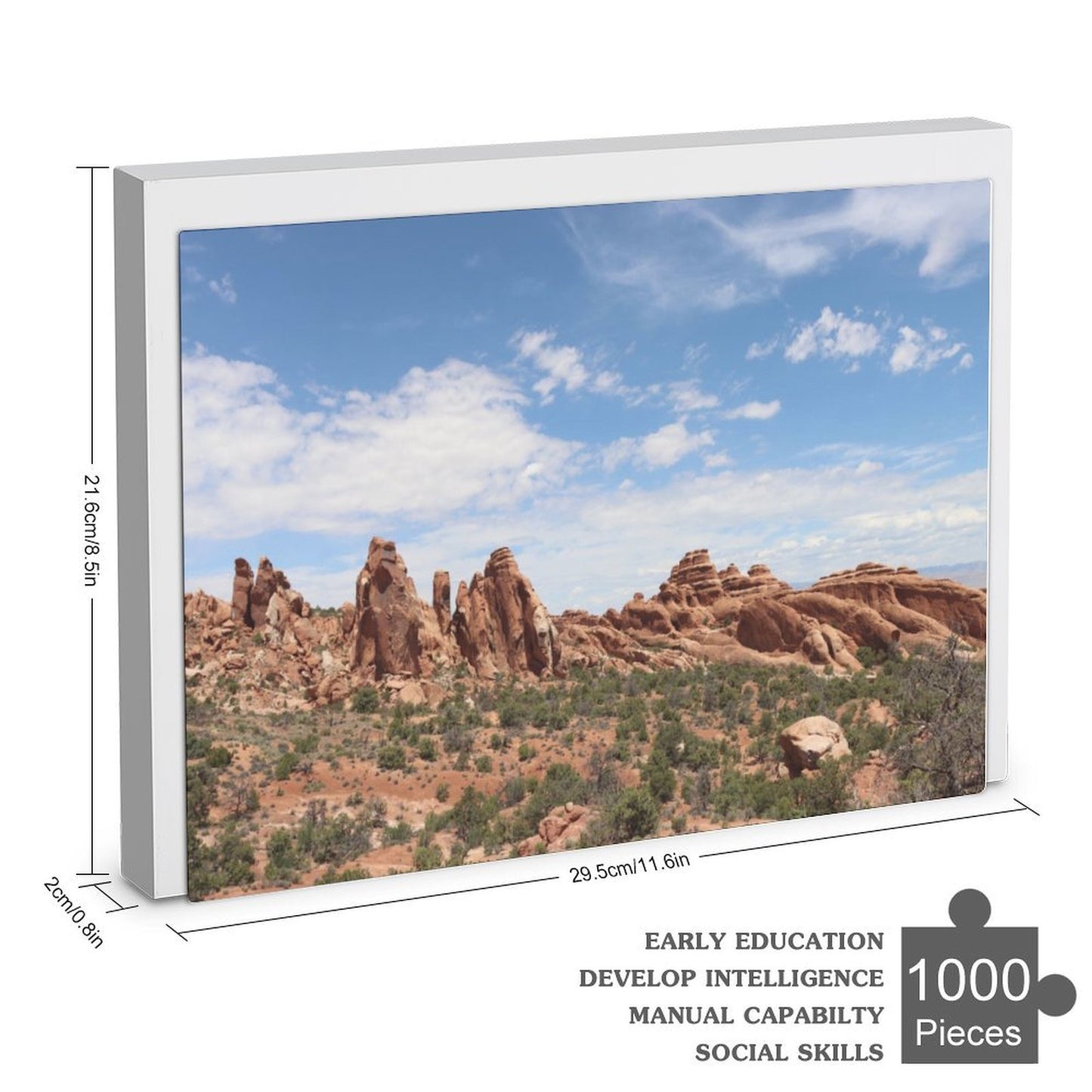 Arches National Park formations - 1000-Piece Jigsaw Puzzle