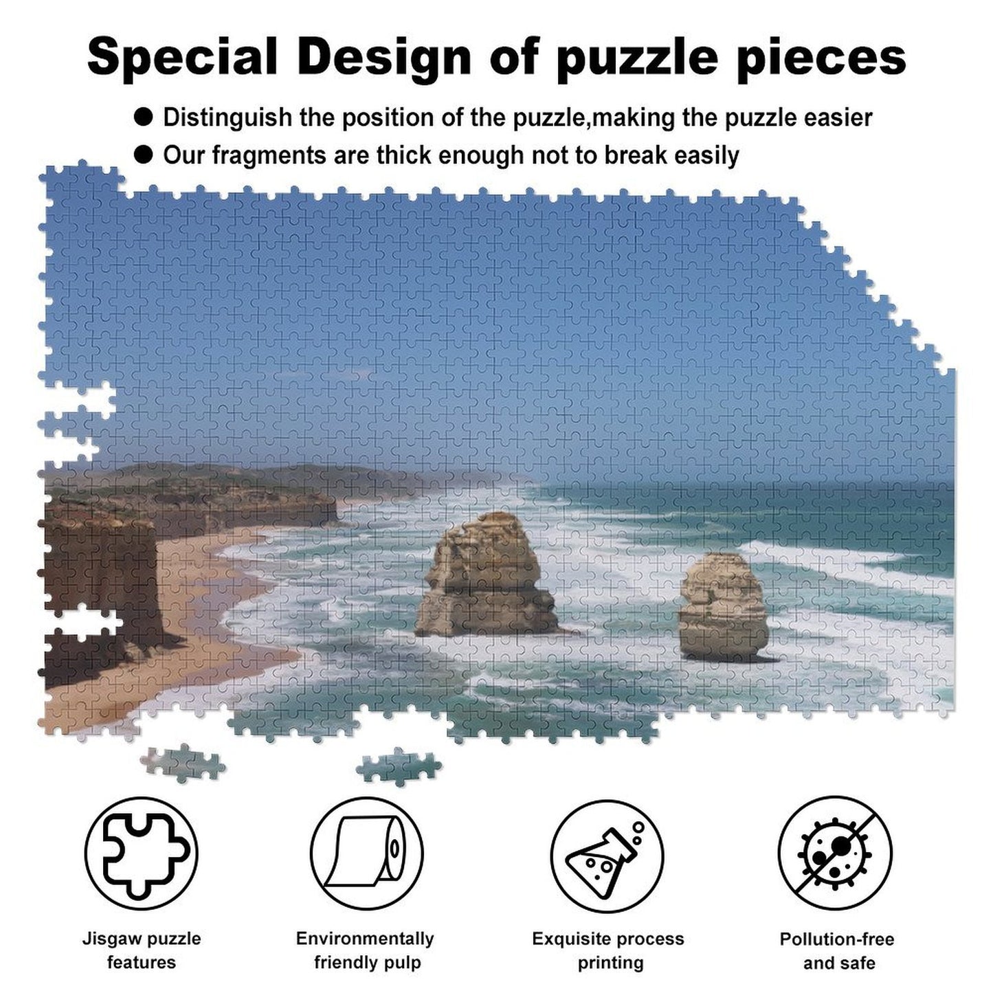 Great Ocean Road formations - 1000-Piece Jigsaw Puzzle