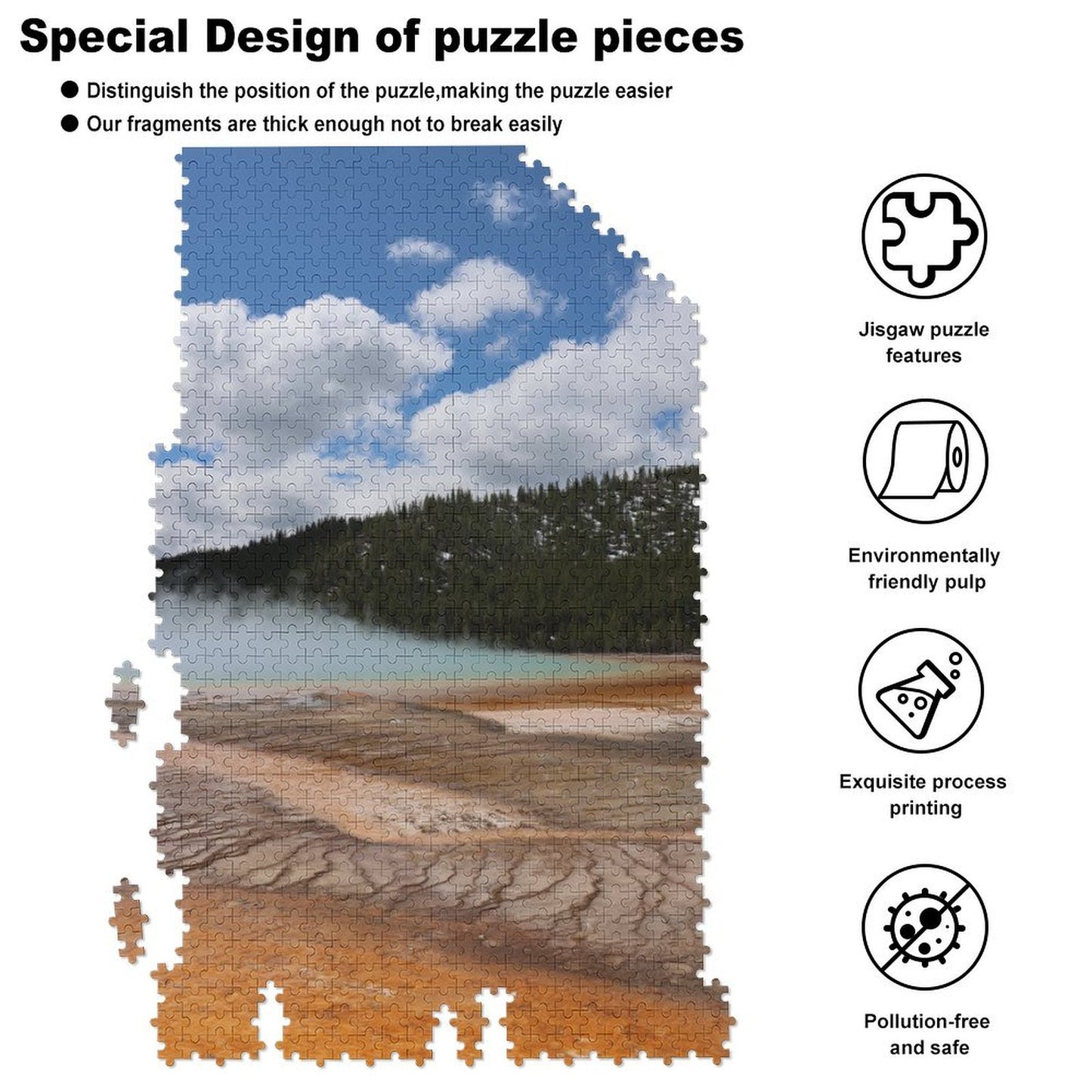 Yellowstone National Park - 1000-Piece Jigsaw Puzzle