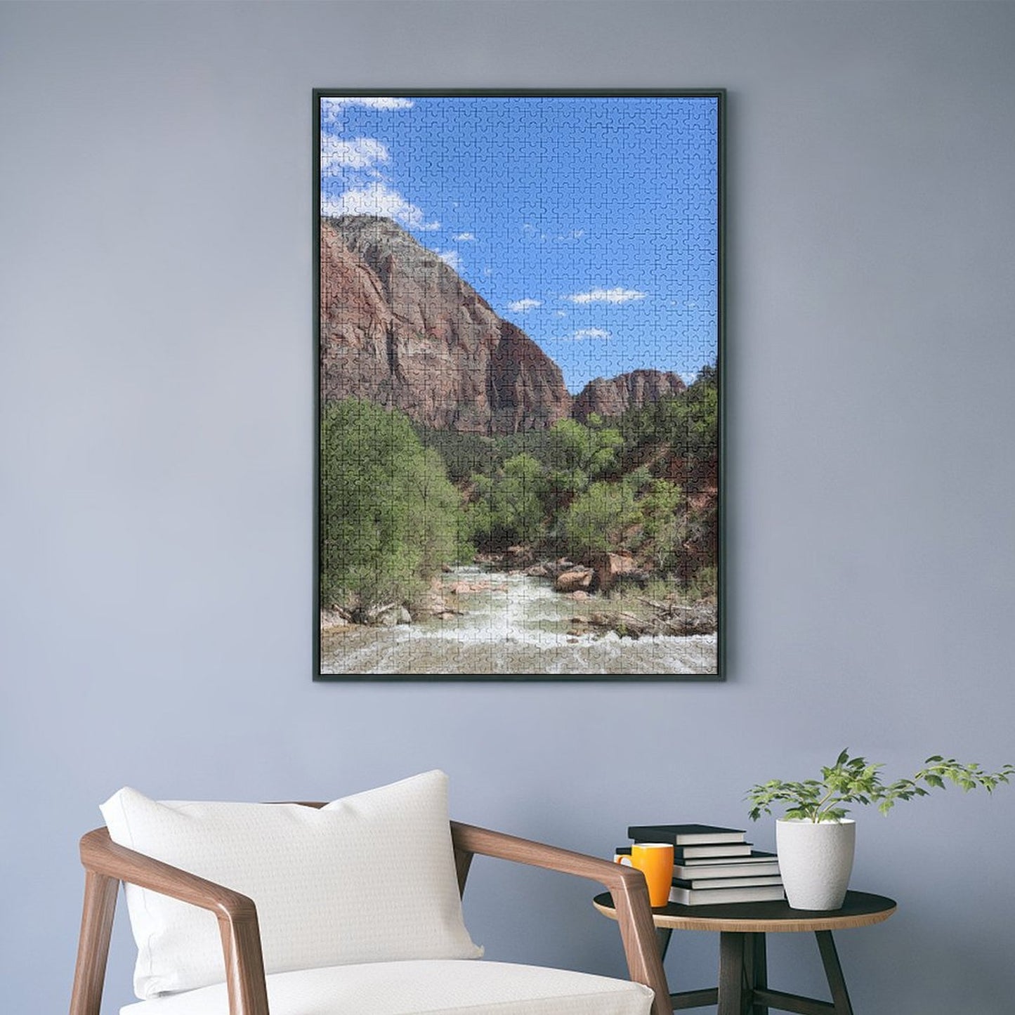River flowing, Zion National Park - 1000-Piece Jigsaw Puzzle