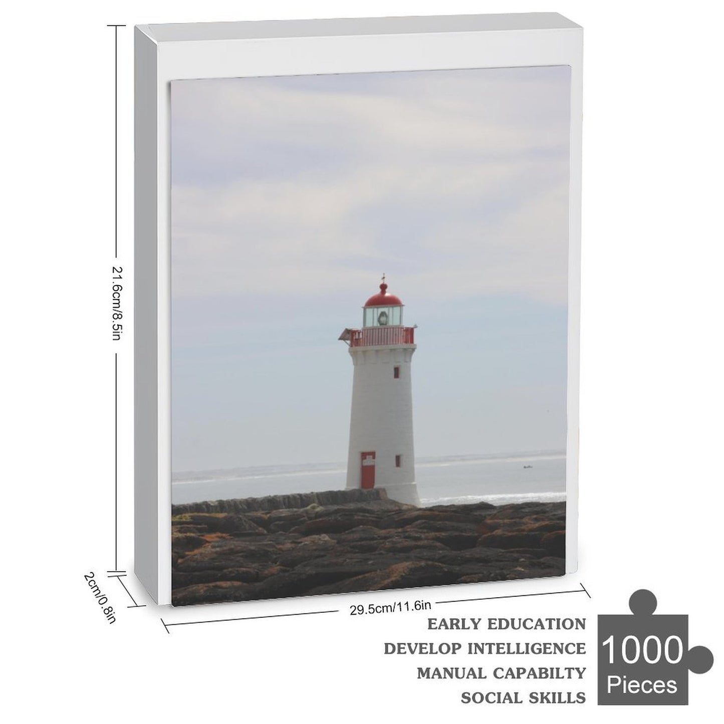 Griffiths Island Lighthouse - 1000-Piece Jigsaw Puzzle