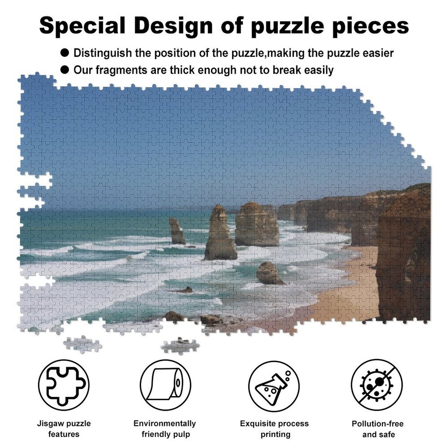 The Twelve Apostles, Australia - 1000-Piece Jigsaw Puzzle
