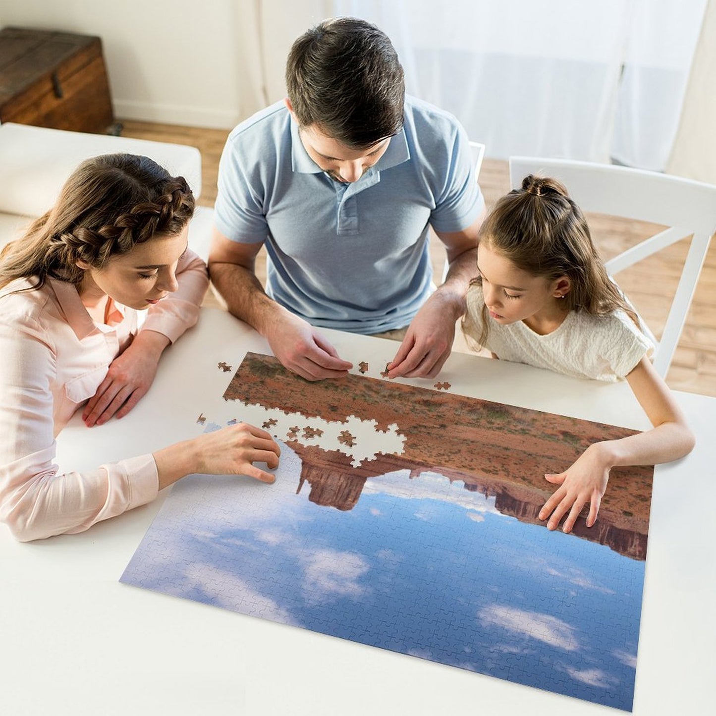 Monument Valley, America - 1000-Piece Jigsaw Puzzle