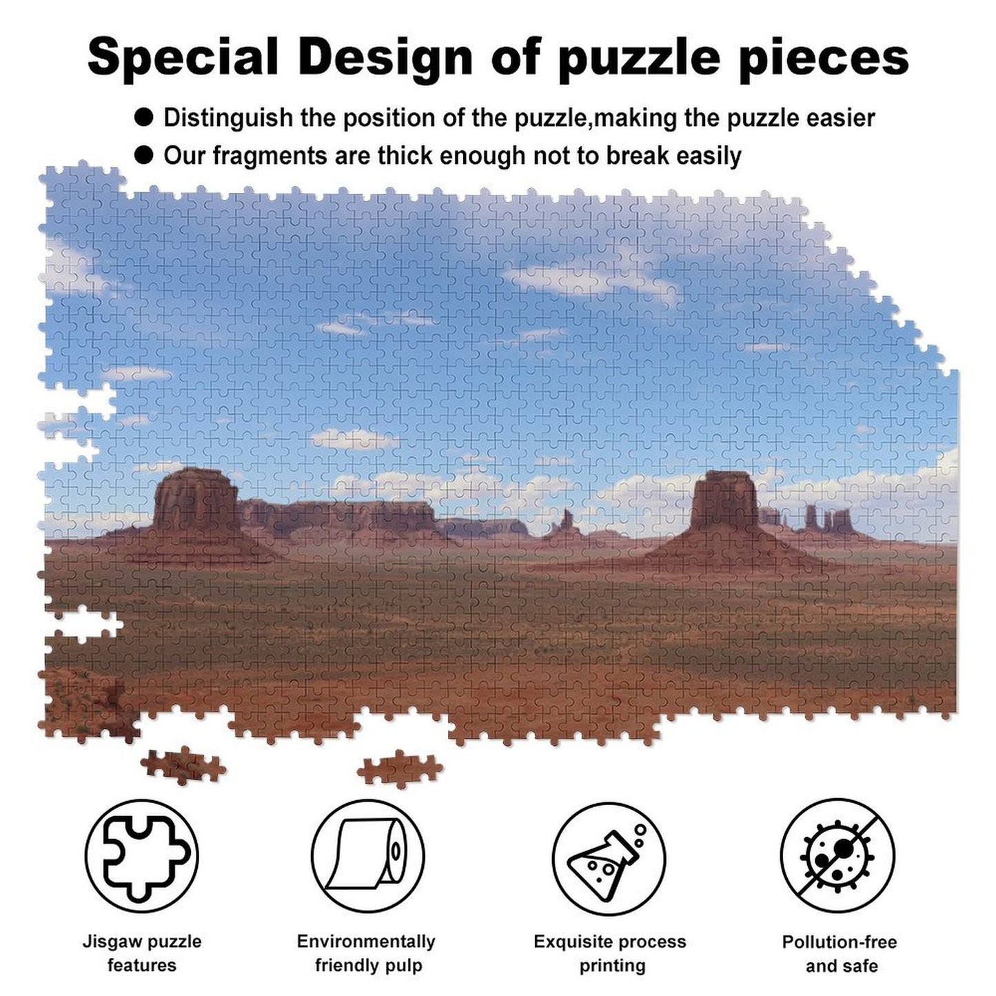 Monument Valley Navajo Tribal Park - 1000-Piece Jigsaw Puzzle