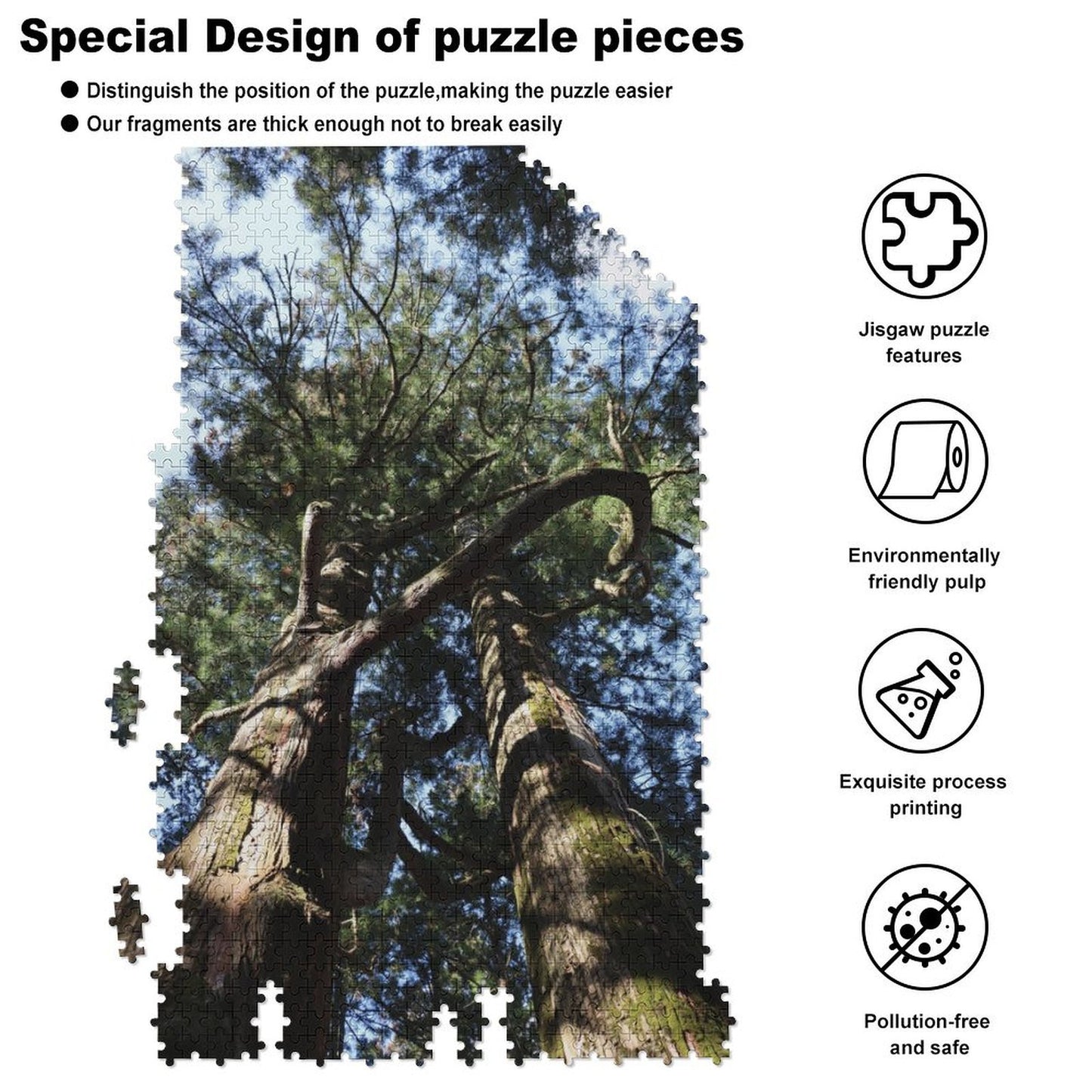 Majestic trees - 1000-Piece Jigsaw Puzzle