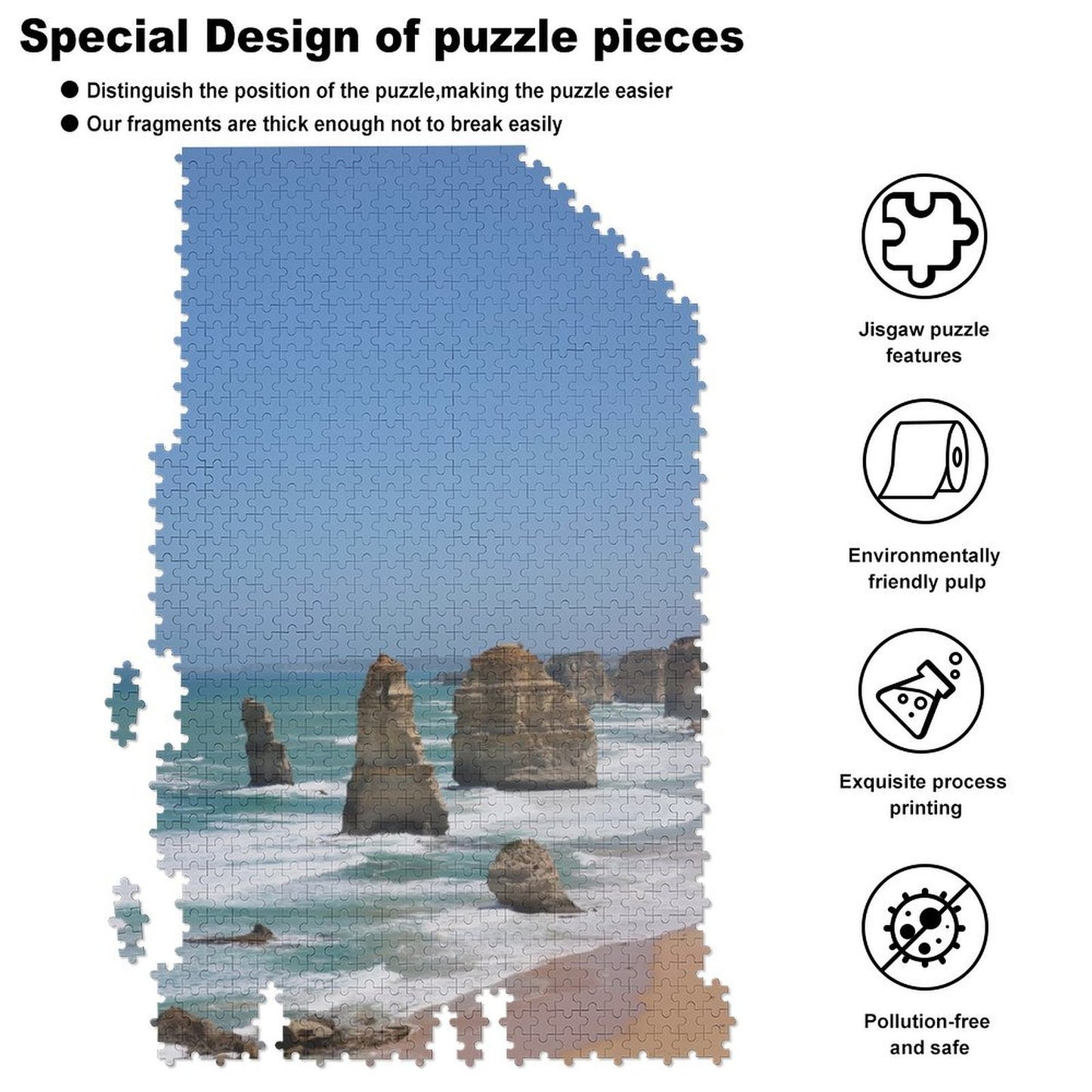 The Twelve Apostles, Victoria - 1000-Piece Jigsaw Puzzle