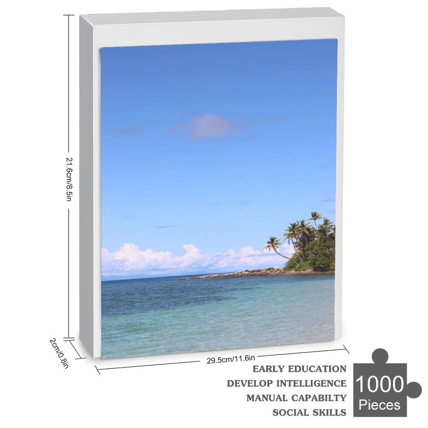 Fiji, Naukacuvu Island - 1000-Piece Jigsaw Puzzle