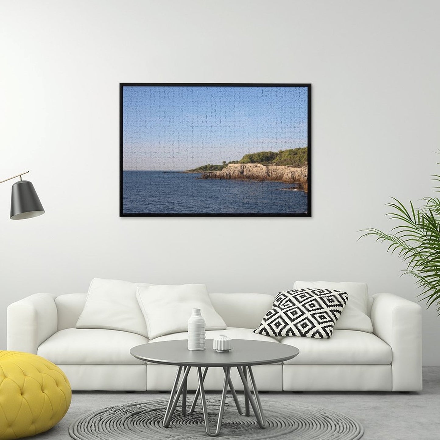 Antibes coastline - 1000-Piece Jigsaw Puzzle