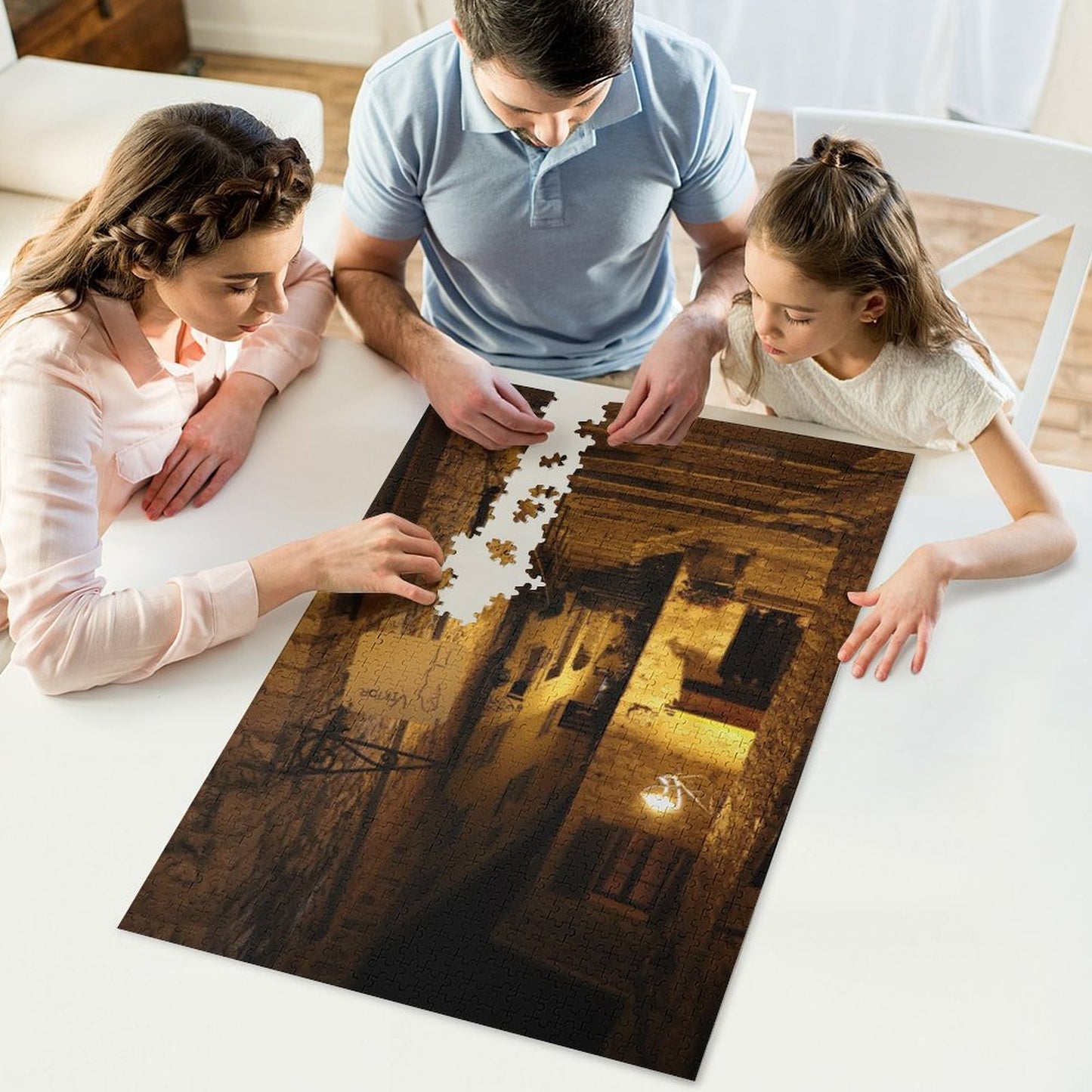 Saint-Paul de Vence by night - 1000-Piece Jigsaw Puzzle