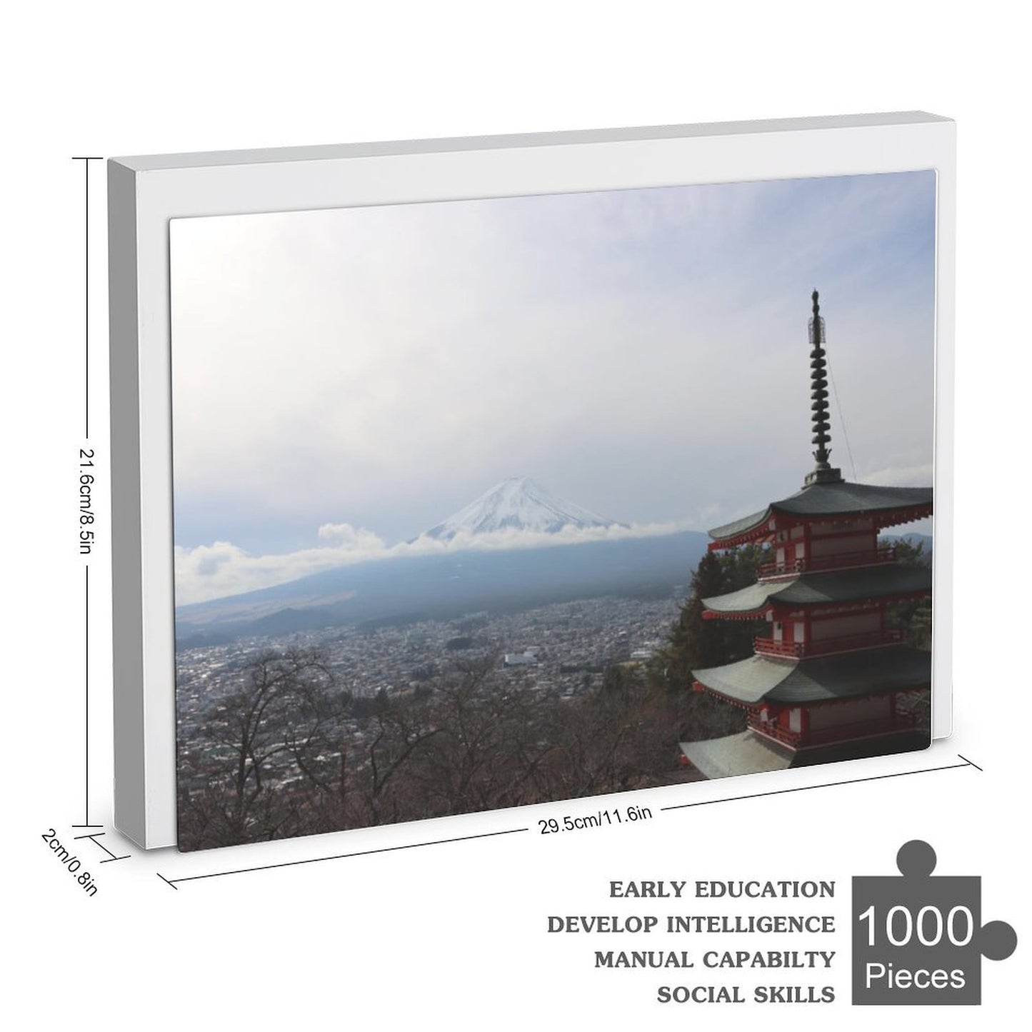 Chureito pagoda - 1000-Piece Jigsaw Puzzle