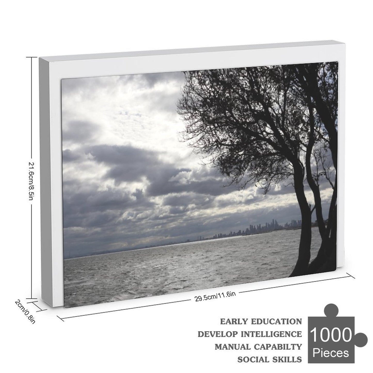 Melbourne in stormy weather - 1000-Piece Jigsaw Puzzle