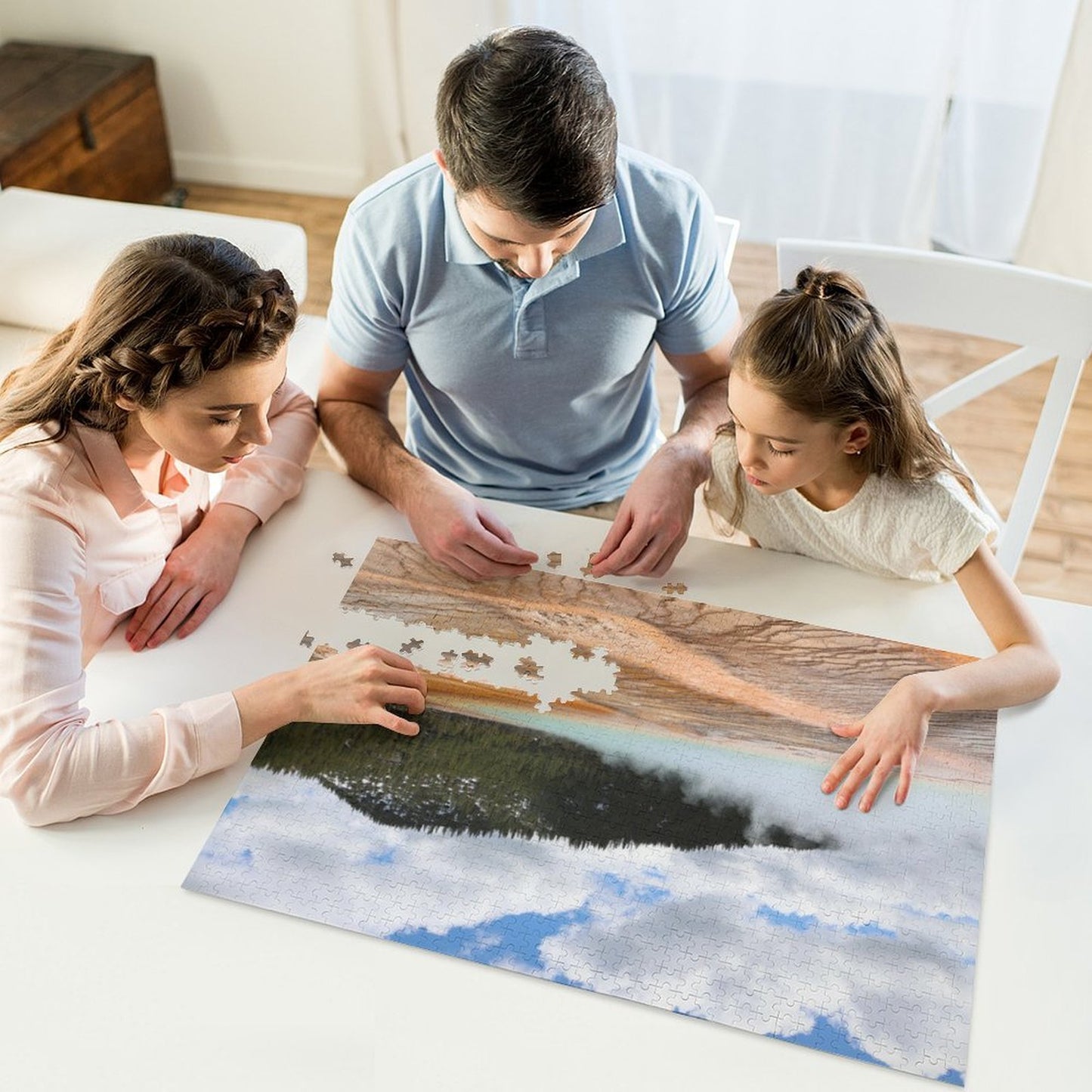 Yellowstone National Park hot spring - 1000-Piece Jigsaw Puzzle