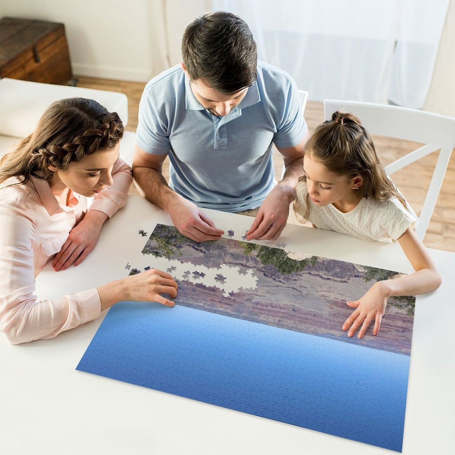 Grand Canyon on a spring day - 1000-Piece Jigsaw Puzzle