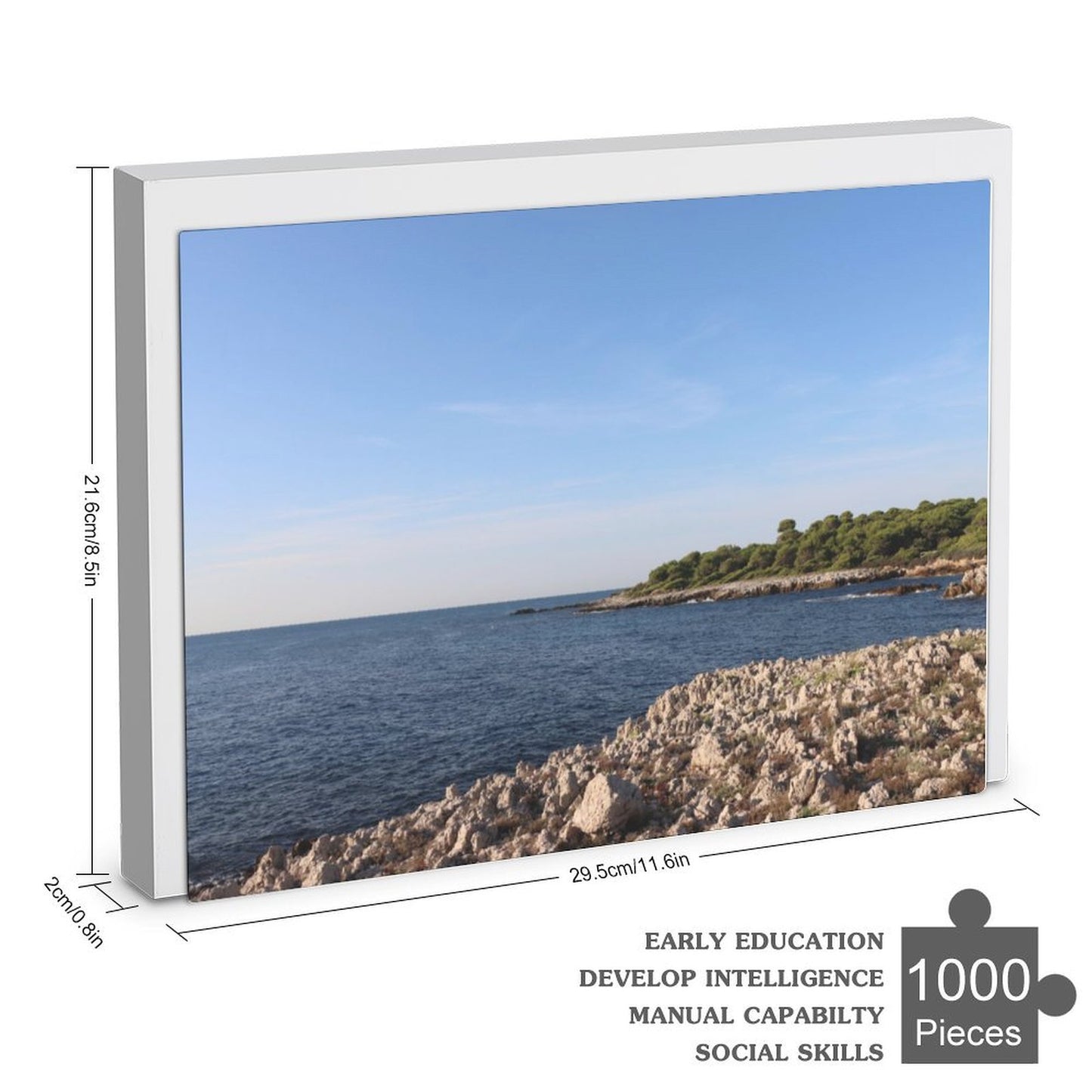 Sentier du Littoral, South of France - 1000-Piece Jigsaw Puzzle